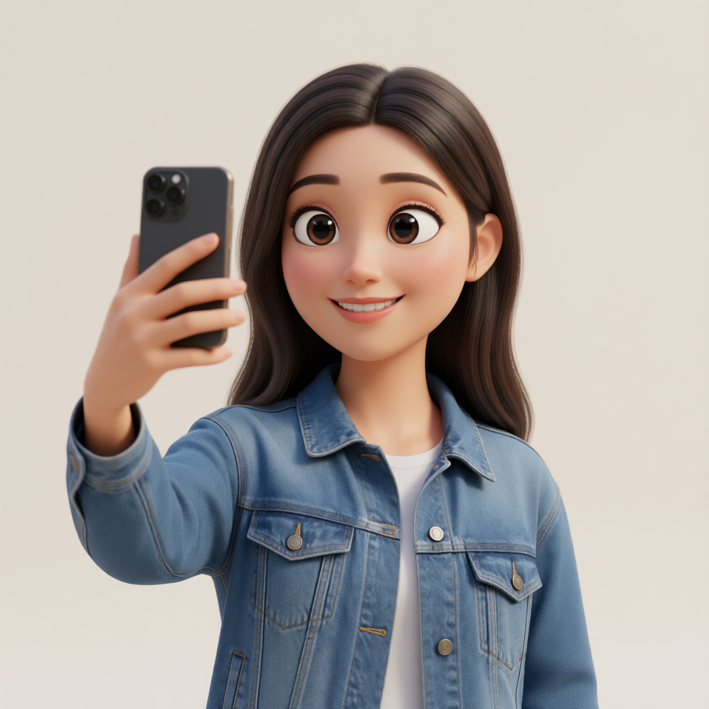 AI 生成的 3D 卡通形象