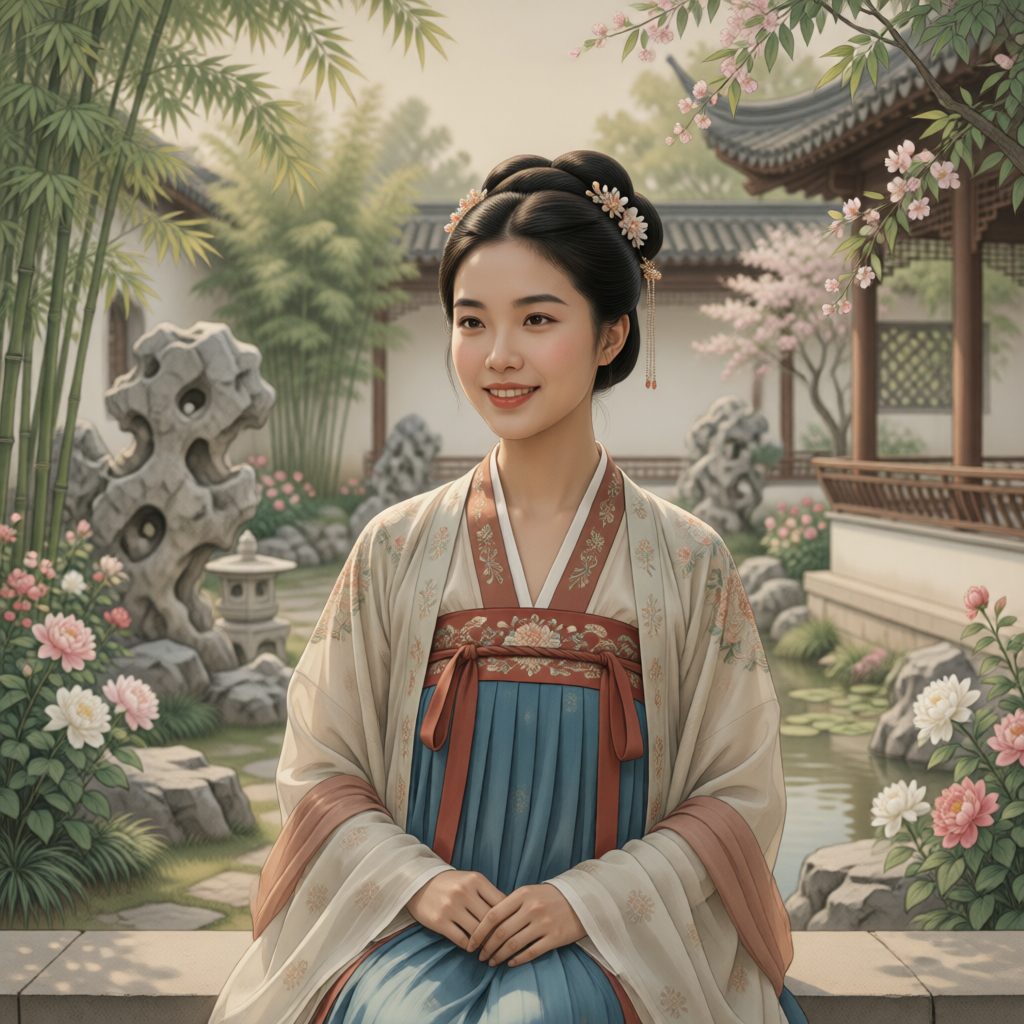 AI 生成的古装形象